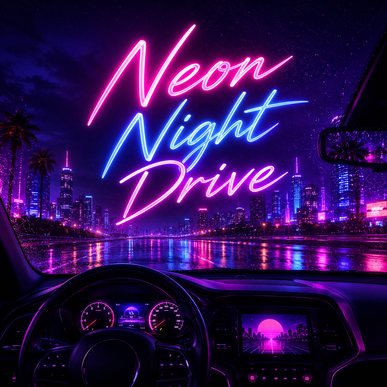 ปกศิลปิน 09 Neon Night Drive