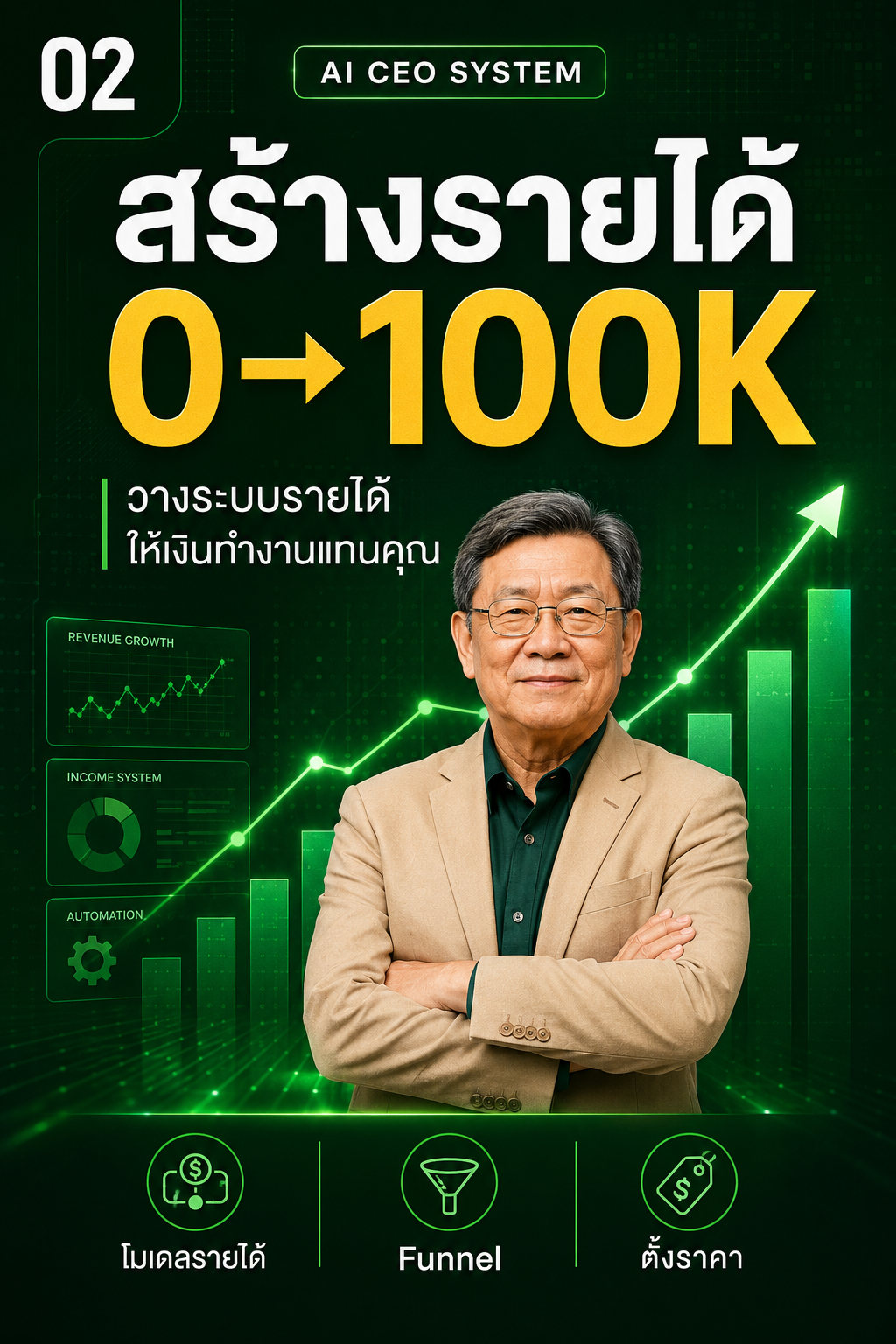 ปก สร้างรายได้ 0→100K