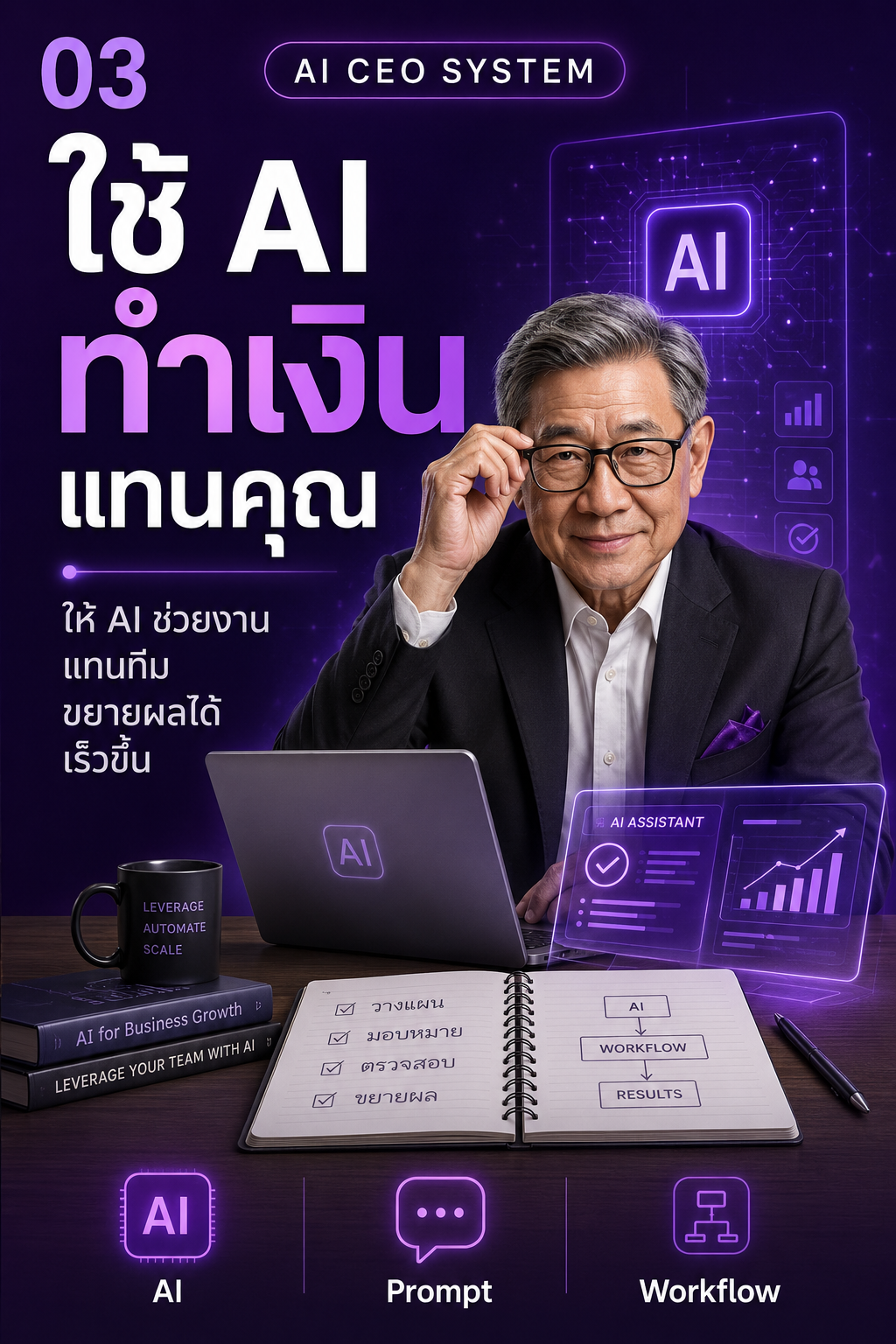 ปก ใช้ AI ทำเงินแทนคุณ