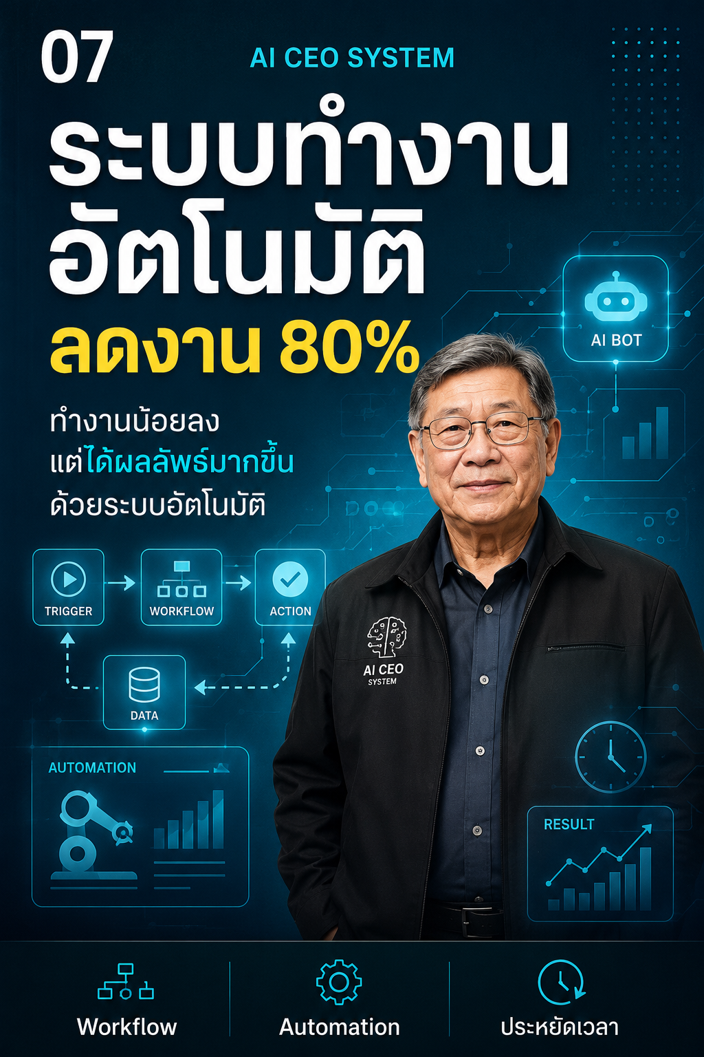ปก ระบบทำงานอัตโนมัติ ลดงาน 80%