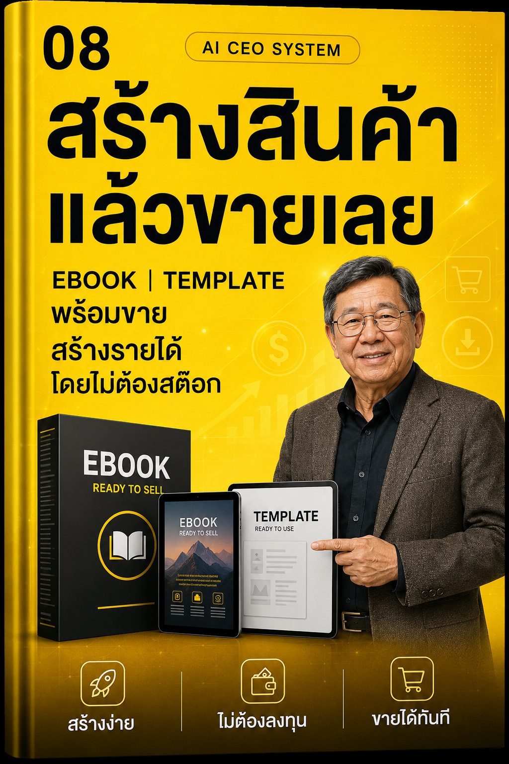 ปก สร้างสินค้าแล้วขายเลย